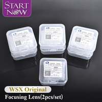 Startnow 2 pièce/ensemble WSX Original D30mm 24.7F75 lentille de collimateur optique Laser à Fiber et lentilles de mise au point pour tête de soudage de coupe WSX NC30