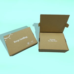 Tùy chỉnh tái chế sóng vận chuyển bưu phẩm hộp các tông <span class=keywords><strong>g</strong></span>ấp hộp phẳng cho vận chuyển - Product Image 4