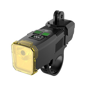 Lumière de vélo numérique à LED 11-17W, alimentée par batterie, phare avant pour la conduite nocturne, VTT, vélo de route - Product Image 1