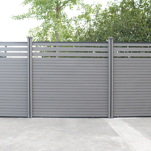 Clôture WPC <span class=keywords><strong>anthracite</strong></span> à prix d'usine | Installation facile de bricolage | pour jardin, parc et piscine CLÔTURE WPC - Product Image 5