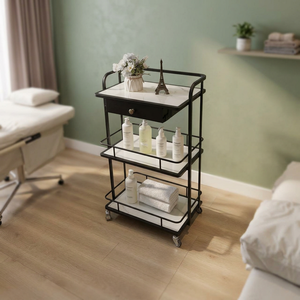 Mobile Beauty Instrument <b>Trolley</b> With Drawers Storage Rack For Beauty Salon - Product Image 1