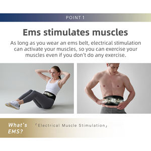 2024 nouveau développeur Fitness Muscle Toner électronique <span class=keywords><strong>ceinture</strong></span> <span class=keywords><strong>abdominale</strong></span> Six Pack Abs formateur <span class=keywords><strong>Ems</strong></span> stimulateur musculaire pour la tonification du corps - Product Image 2