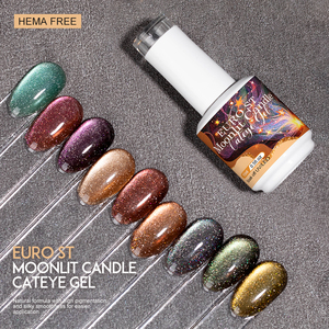 Gel Magnético para Uñas Efecto Ojo de Gato Moonlit Candle, No Tóxico, Libre de HEMA, Fabricante Profesional - Product Image 3