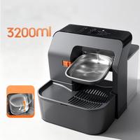 Distributeur d'eau intelligent pour animaux de compagnie avec capteur de mouvement, système de filtration à circulation automatique, utilisation en intérieur, fonction anti-renversement, matériau ABS
