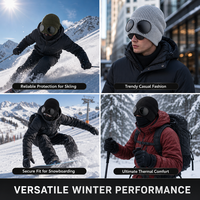 Chapeau en tricot d'hiver pour femme avec logo personnalisé, idéal pour les voyages, le ski, les activités de plein air et le quotidien