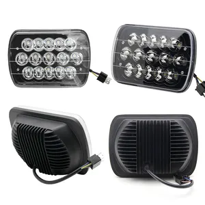 Coppia nera 45W 7x6 5x7 fari a Led 6052 6054 H5054 H6054 sostituzione fascio sigillato Hi/Low adatta per Chevy Express Cargo Van 1500