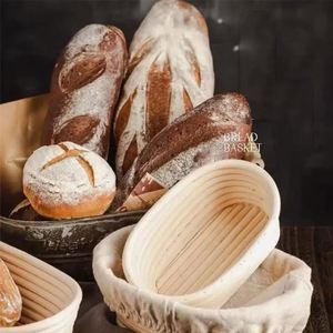 Kit de fabrication de pain Pousse-Pâte en silicone, pour pain à la levain, pain en bâtonnets, pain boule, avec couvercles, support et élévateur, et recette - Product Image 6