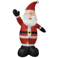 Père Noël gonflable de 8 pieds, décoration de Noël gonflable pour jardin extérieur, fête de fin d'année