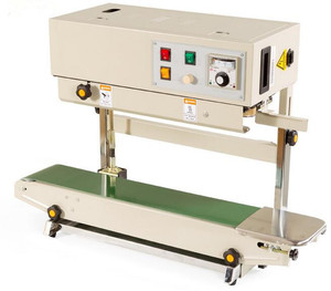 vertical bag sealer food plastic bag band sealing machine stand pouch sealing machine