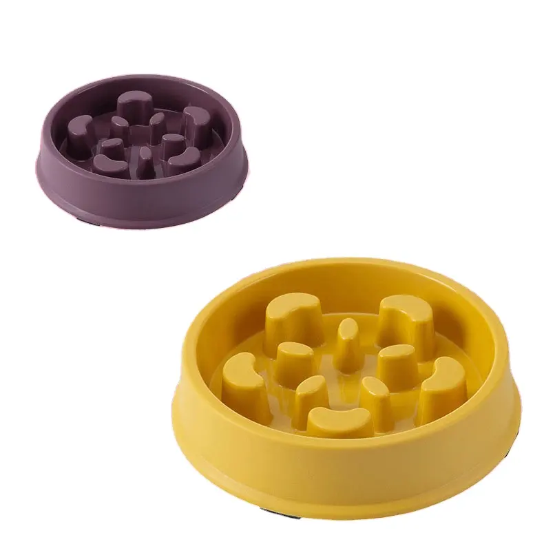 Runpin S054 pet feeder ciotola per cani in plastica Anti-soffocamento Slow Food ciotola per cani gatti