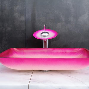 <span class=keywords><strong>Lavabo</strong></span> de mano de vidrio templado <span class=keywords><strong>rosa</strong></span> al por mayor de China, <span class=keywords><strong>lavabo</strong></span>, artículos sanitarios, <span class=keywords><strong>lavabo</strong></span> de baño - Product Image 2