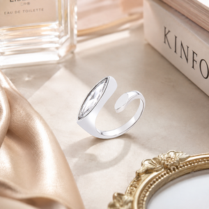 Anello Aperto Minimalista per Donne, Regolabile, Anello da Dito alla Moda - Product Image 3
