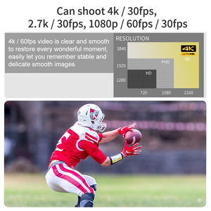 ORDRO Caméra montée sur la tête Wifi EP7 Caméra Vloging Caméra vidéo mains libres Caméscope 4K - Product Image 4