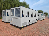 Refroidisseur d'eau à air haute efficacité 50-200 CV avec moteur et pompe pour systèmes de refroidissement des lignes de production de boissons