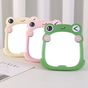 Nouveau miroir de <span class=keywords><strong>maquillage</strong></span> mignon en forme de <span class=keywords><strong>grenouille</strong></span>, nouveau miroir de bureau vertical simple, miroir de beauté pour dortoir, gain de place - Product Image 1