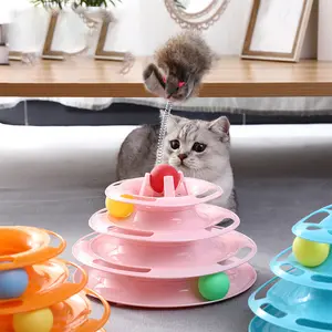 Dresspet Новый Выдвижной интерактивный в птица дырявый еда мяч присоски мыши палка кошка карусель игрушка