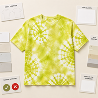 Camiseta Tie Dye Personalizada para el Día de la Licitación, Fabricante OEM ODM, Marca Privada, Proveedor de Ropa para Organizaciones Universitarias y Recaudación de Miembros de Hermandades