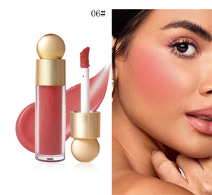 Le fard à joues en poudre liquide n'a pas de sensation de poudre, maquillage nu naturel, eau bouillie blanche, gonflement rouge, couleur durable - Product Image 5