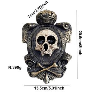 Nouvelles idées de produits 2026 Décoration intérieure <span class=keywords><strong>Halloween</strong></span> Crâne suspendu Ornement en résine Décoration de <span class=keywords><strong>porte</strong></span> - Product Image 6
