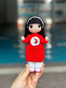 Handmade Amigurumi Stuffed <b>Toy</b> Knit Crochet Doll Made of Cotton Fabric OEM Cheap Wholesale Viet Nam for <b>Babies</b> Toddlers Children - Product Image 3