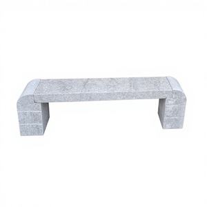 Banco de Jardín de Granito Gris Personalizado para Proyectos - Diseño Chino Duradero y Ecológico de 120-260 cm de Longitud para Uso en Exteriores - Product Image 1