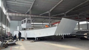Yacht sportif en aluminium <span class=keywords><strong>de</strong></span> 8,1 m, <span class=keywords><strong>bateau</strong></span> <span class=keywords><strong>de</strong></span> débarquement à grande vitesse avec moteur hors-bord <span class=keywords><strong>YAMAHA</strong></span> pour la pêche - Product Image 4