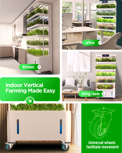 Giá rẻ pice năm lớp 60W 34L chất dinh dưỡng giải pháp Tank LED phát triển ánh sáng Modular hydroponics phát triển hệ thống - Product Image 5