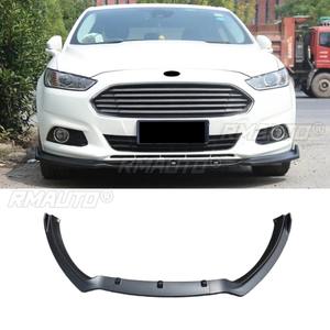 Para Ford Mondeo 2016-2018, Difusor de Labio de Parachoques Delantero, Accesorios para Coche, Pieza de Modificación de Labio de Parachoques Negro Brillante - Product Image 4