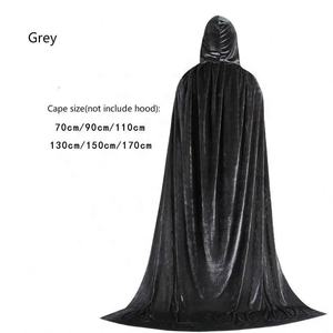 Conjunto <span class=keywords><strong>de</strong></span> Disfraz <span class=keywords><strong>de</strong></span> Vampiro para Adultos, Hombres, Mujeres y Niños, Disfraz <span class=keywords><strong>de</strong></span> Halloween para Fiestas Infantiles, Capa <span class=keywords><strong>de</strong></span> Terciopelo con Capucha Inspirada en el <span class=keywords><strong>Anime</strong></span> - Product Image 4