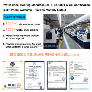 <span class=keywords><strong>Roulement</strong></span> à billes à gorge profonde de haute précision 6301 12x37x12 mm 2RS ZZ Roulements en acier étanches pour moteurs électriques Tondeuses à gazon Ventilateurs CVC - Product Image 4