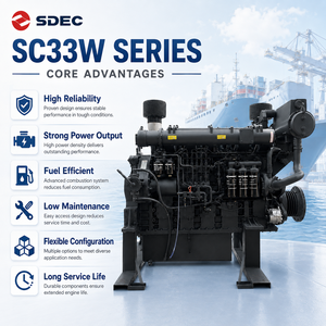Motore Diesel Marino SDEC SC33W950CA2 da 32,8L, 690kW, Raffreddato ad Acqua per Pescherecci, Navi Cargo e Imbarcazioni Commerciali - Product Image 5