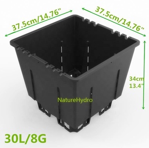 Vente en gros Grand <span class=keywords><strong>arbre</strong></span> de jardin rond en plastique 15 gallons Pot de pépinière aux bleuets Pot de plantation en plastique Pot de pépinière en plastique - Product Image 4