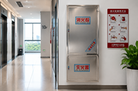 Armoire murale pour enrouleur de tuyau d'incendie en acier inoxydable, double porte, équipement de lutte contre l'incendie, fabrication OEM
