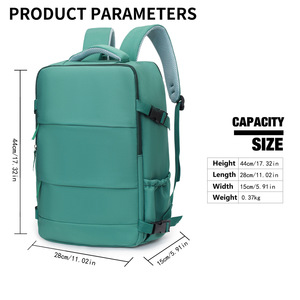 Hot Selling Large Capacity Waterproof Unisex Travel Bag Laptop <strong>Backpack</strong> <strong>with</strong> Independent Shoe <strong>Compartment</strong> - Product Image 2