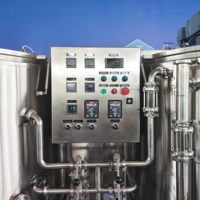 Brasserie à deux cuves Nova 500L, équipement de brassage et de fermentation de bière en acier inoxydable 304 avec système de contrôle PID, solution Turquie