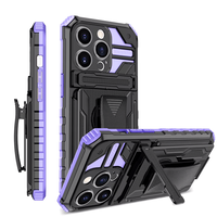 Nouvelle conception, style professionnel, coque de téléphone portable antichoc holographique TPU+PC pour 15 Pro Max