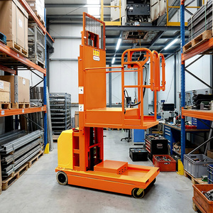 รถยกพาเลทแบบยืนขับ ยี่ห้อ Brand Standing รุ่น Powered Mini Order Pick Truck ขนาด 5 เมตร ตำแหน่งยกต่ำ รับน้ำหนักได้ 90 กิโลกรัม แบตเตอรี่ลิเธียมไอออน - Product Image 3