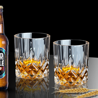 Verres à whisky en cristal de qualité supérieure, verres à shot irréguliers pour whisky, liqueur, vodka, bourbon, cocktails, scotchs, verres à tumbler pour bar