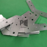 Plaque de renfort de surface profilée en aluminium à 45 degrés Plaque de connecteur d'angle à 135 degrés pour profil 3030 / 4040