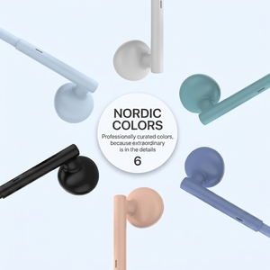 Auricolari Cablati Classici TKT Semi In-Ear, Tipo-C, Finitura Opaca Elegante, con Microfono, Produzione Diretta OEM, Auricolari USB C - Product Image 6