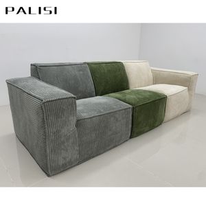 Tipe baru kemasan kotak <span class=keywords><strong>Sofa</strong></span> kompresi ruang tamu Set <span class=keywords><strong>Sofa</strong></span> kain <span class=keywords><strong>corduroy</strong></span> Set <span class=keywords><strong>Sofa</strong></span> Modular kedap udara kopi coklat - Product Image 4