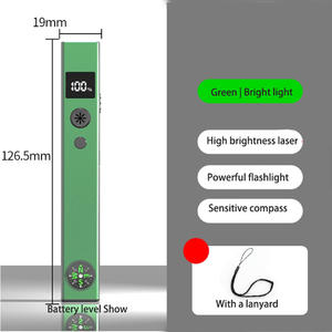<span class=keywords><strong>Puntero</strong></span> Láser Verde con Linterna LED de 532nm, Alcance de 1000M, Brújula + Pantalla, Carga Tipo-C <span class=keywords><strong>para</strong></span> <span class=keywords><strong>Presentaciones</strong></span> Largas al Aire Libre - Product Image 3