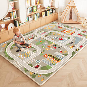<span class=keywords><strong>Tapis</strong></span> <span class=keywords><strong>de</strong></span> <span class=keywords><strong>jeu</strong></span> pour bébé fabriqué à la machine, imprimé animal, <span class=keywords><strong>tapis</strong></span> <span class=keywords><strong>de</strong></span> sol carré, polyester, antidérapant, écologique, lavable, pour la maison, la maternelle - Product Image 2