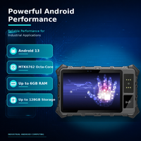 Tablette Android robuste IP65 8 pouces 8000 mAh NFC 4G GPS BT5.0 avec reconnaissance de veine palmaire, empreinte digitale, reconnaissance faciale, APK personnalisé, accès OEM ODM