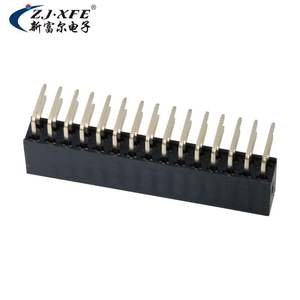 Connecteur double rangée traversant à angle droit 0.64x0.4SQ 2.54mm, connecteur femelle, prix de gros usine - Product Image 6
