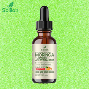 Çin Fabrikası OEM 30 Porsiyon Sıvı Konsantre Ekstrakt Moringa Zerdeçal Aşvaganda Buhur Kuerasetin Antioksidan Yetişkin - Product Image 1