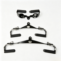 Accessoires de fitness robustes pour musculation : Poignée de barre de poulie assise pour lat pulldown, en métal haute résistance