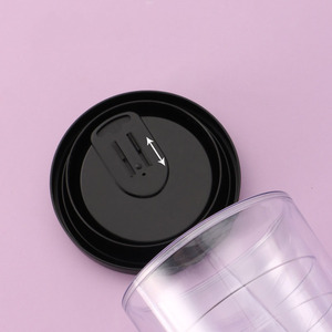 Vaso Transparente de Doble Pared de 680 ml, Personalizado y Económico, Portátil, <span class=keywords><strong>Libre</strong></span> de BPA, Reutilizable, de Plástico para Viaje - Product Image 5