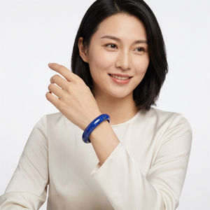 Bracelets en Lapis Lazuli Poli Naturel de Haute Qualité, Pierres de Guérison, Bijoux en Pierres Semi-Précieuses - Product Image 3