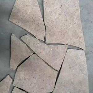 Beige Kalkstein Zufällige Crazy-Paving-Fliesen für Außenbereich Villa Garten Fassadenverkleidung Creme-Panel - Product Image 4